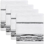 Nicole Miller - Washcloths, Soft & Absorbent Cotton Towels, Dorm Room Essentials by NicoleMiller