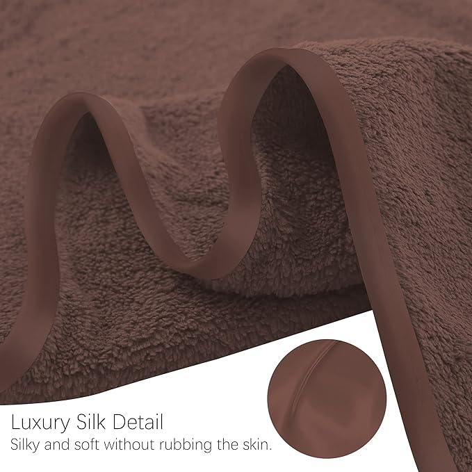 TENSTARS Silk Hemming Bath Towels - Image 6