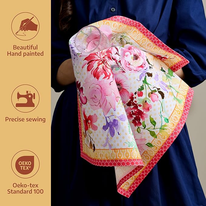 Maison d' Hermine Kitchen Towel 100% Combed Cotton Premium Set of 3 - Image 2