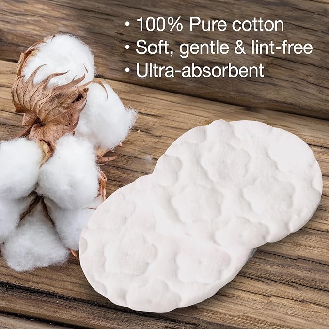 ForPro Professional Collection Premium Cotton Rounds, 100% Cotton, Non-Tearing - Image 3