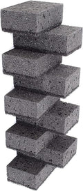 Black Scrub Sponges. Made in Europe. 9 Pack, 4.3x2.8x1.4 inches. Heavy Duty and by Okleen