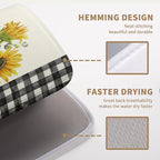 Summer Sunflower Dish Drying Mats - Image 3