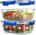 Razab 4 Pcs 1860ml / 63 Oz Large Glass Food Storage Containers - Image 9