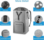 Laundry Backpack Bag, Bukere Extra Large 2 in 1 Laundry Hamper Basket - Image 6
