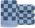 Jacquotha Bathroom Hand Towels Set of 4, Checkered Towels by Jacquotha