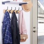 WEBI Rustic Coat Hooks:5 Cast Iron Hooks - Image 5