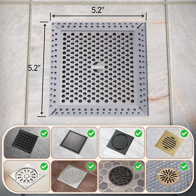 Not Moving Shower Drain Hair Catcher, Effective Hair Catcher Shower Drain - Image 5