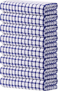Kitinjoy Cotton 8 Pack Terry Kitchen Towels, 16 x 25 Inches Super Soft and by Kitinjoy