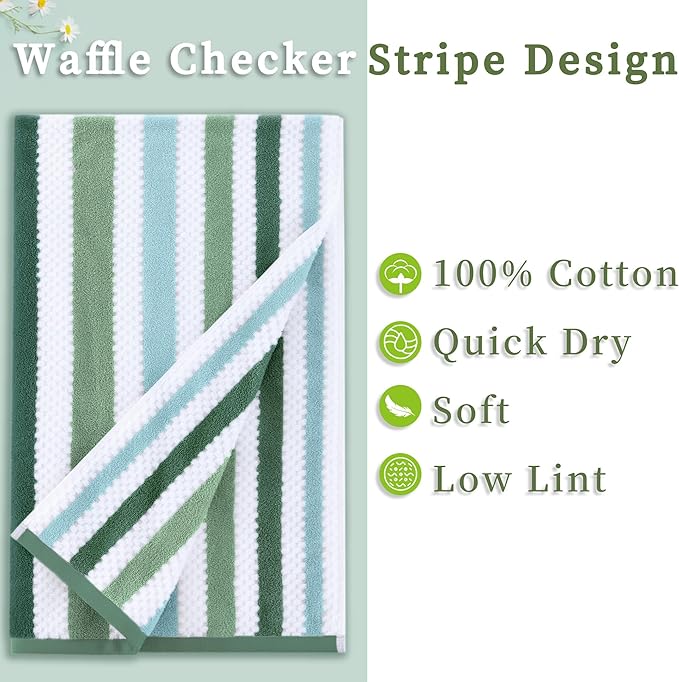 Striped Bath Towels - Image 2