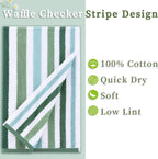 Striped Bath Towels - Image 2