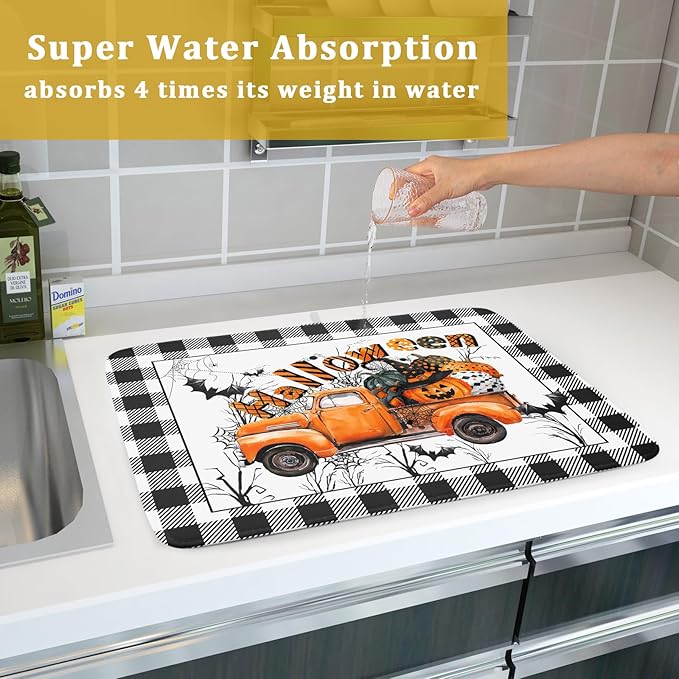 Holiday Truck Dish Drying Mat - Image 7