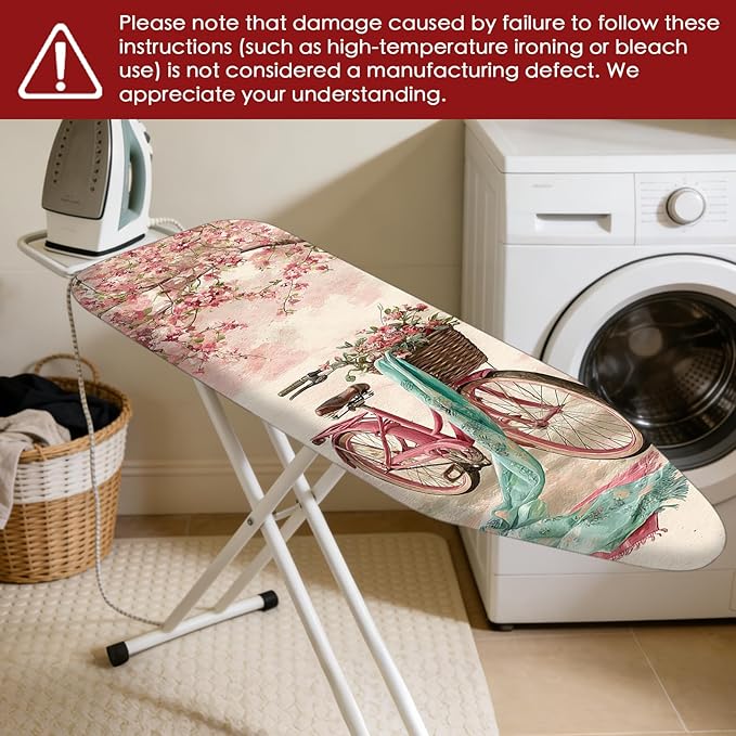 Nuxovilar Ironing Board Cover Needle Cotton 15x54 Inches | Ironing Board Cover - Image 7