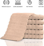 Classic Turkish Towels CTT Luxurious 100% Turkish Cotton Washcloths 6 Pack - Image 4