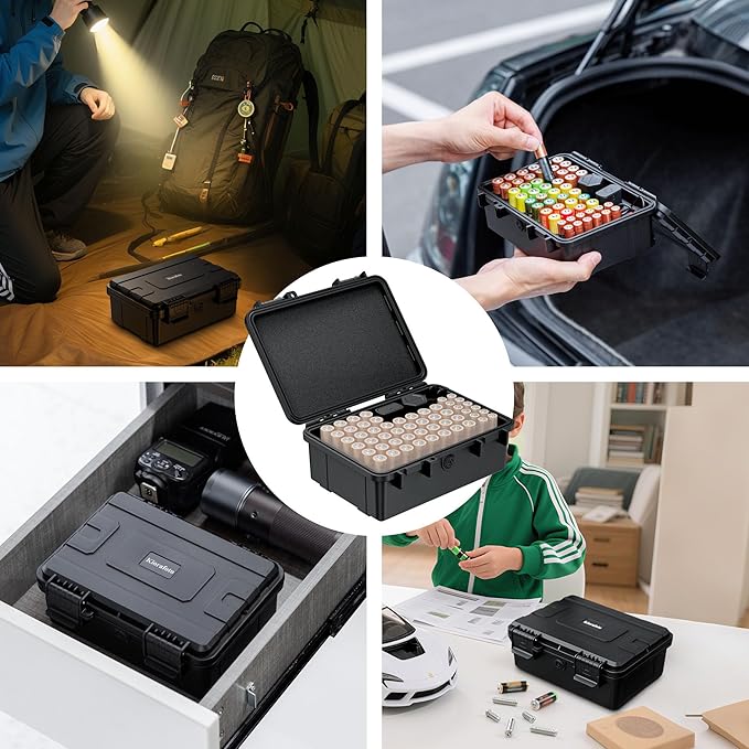 Hard Shell Battery Organizer Holder - Image 9