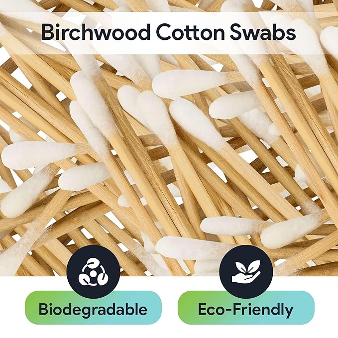 50 Biodegradable Long Cotton Swabs - Image 3