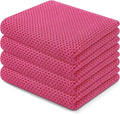 Homaxy 100% Cotton Waffle Weave Kitchen Dish Towels, Ultra Soft Absorbent Quick by Homaxy