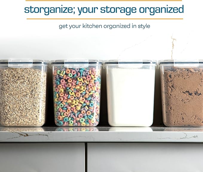 Flour Sugar Storage Containers Great Rice Canisters Sets - Image 7