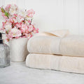 SUPERIOR Egyptian Cotton Pile Bath Sheet Set of 2, Ultra Soft Luxury Towels by SUPERIOR