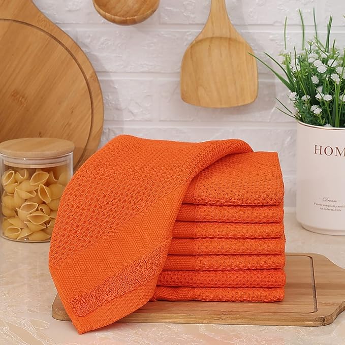 Homaxy 100% Cotton Dish Cloths, 8 Pack - Image 7