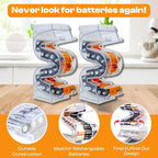Battery Ladder™ for 9V Batteries | Vertical Storage Case & Dispenser | - Image 3