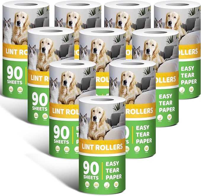 Lint Roller 2-in-1 Rotatable Handle Pet Hair Remover by Unknown