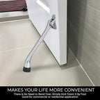 HOME&I Kickdown Door Stopper, 7-Inch Door Holder Kick Door Kickstand Rubber Foot - Image 7
