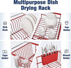 JASIWAY Dish Drying Rack in Sink, Dishes Drainers - Image 6