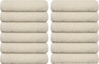 Tens Towels Pack of 12 Washcloths, 12 x 12 Inches, Lighter Weight, Quick to Dry - Image 9