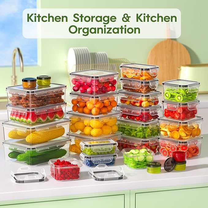 54-Piece Food Storage Containers - Image 7