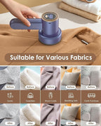 Fabric Shaver Fuzz Remover Rechargeable, HOMEASY Electric Lint Remover Shaver - Image 4