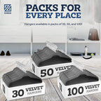 Zober Velvet Hangers 50 Pack - Image 7