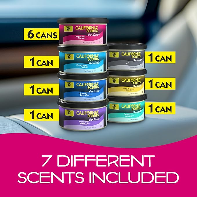 California Scents Can Air Freshener and Odor Neutralizer, 1.5 Oz Each - Image 2