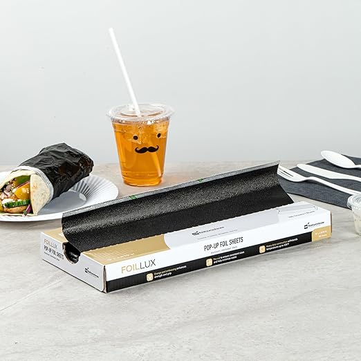 Restaurantware Foil Lux 12 x 10.8 Inch Pop-Up Foil Sheets 2000 Disposable Foil - Image 9
