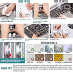 TAILI Sponge Holder with Strong Suction Cup, 4-in-1 Rustproof Sink Organizer - Image 3