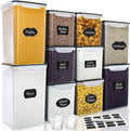 VERONES Large Tall Airtight Food Storage Containers, 10 PACK Plastic Airtight by VERONES