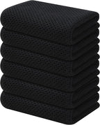 Kitinjoy 100% Cotton Waffle Weave Kitchen Hand Towels by Kitinjoy