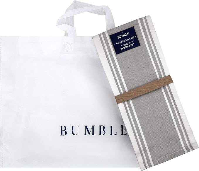 Premium Kitchen Towels | Large Cotton Dish Towels | Flat & Terry Highly - Image 5