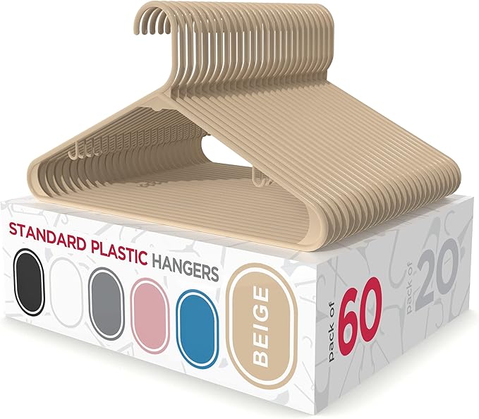 Sharpty Plastic Hangers Clothes Hangers by Sharpty