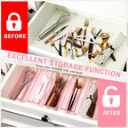 Maitys 12 Pcs Clear Drawer Organizer 9 x 3 x 2 Inches Plastic Rectangle Trays - Image 4