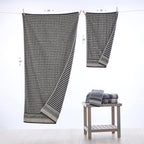 SKL Home Lewis 100% Cotton Premium 2-Piece Hand Towel Set, 600 GSM, Reversible - Image 4