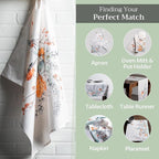 Maison d' Hermine Kitchen Towels Set of 3 100% Cotton 20" x 27.5" Reusable - Image 6