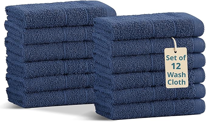 Casa Platino Cotton Washcloths by CasaPlatino