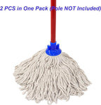 Cotton String Screw on Mop Replacement Head Compatible - Image 2