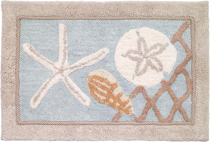 Avanti Linens - Bathroom Rug, Soft & Absorbent Bath Mat, Beach Inspired by AvantiHomeSince1969