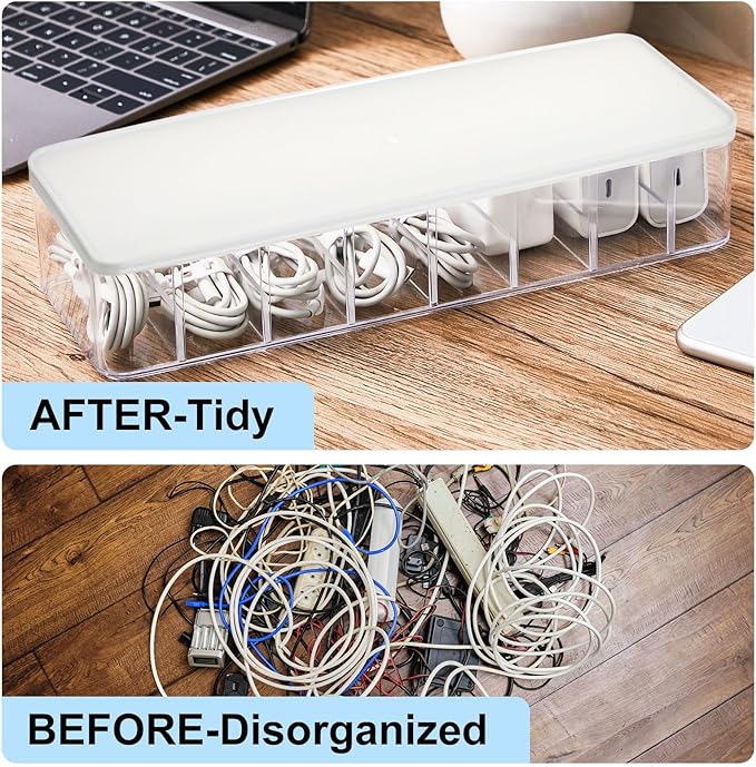 Tatuo 2 Pcs Cable Organizer Box - Image 5