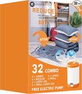 GONGSHI 32 Pack Vacuum Storage Bags by GONGSHI