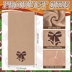3 Pcs Football Hand Towels for Bathroom Bow Embroidered Bathroom Towels - Image 3