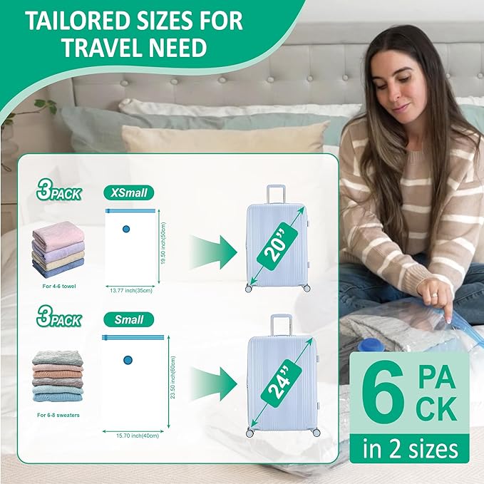 Cozy Essential Travel Vacuum Storage Bags - Image 3