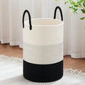 VIPOSCO Large Laundry Hamper, Tall Woven Rope Storage Basket by VIPOSCO