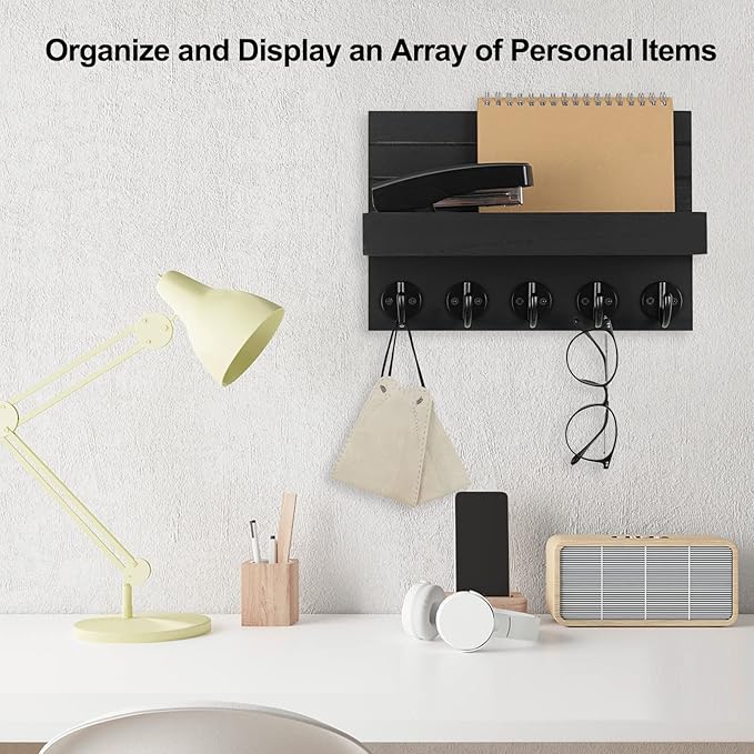 Key Holder for Wall, Decorative Key and Mail Holder - Image 5